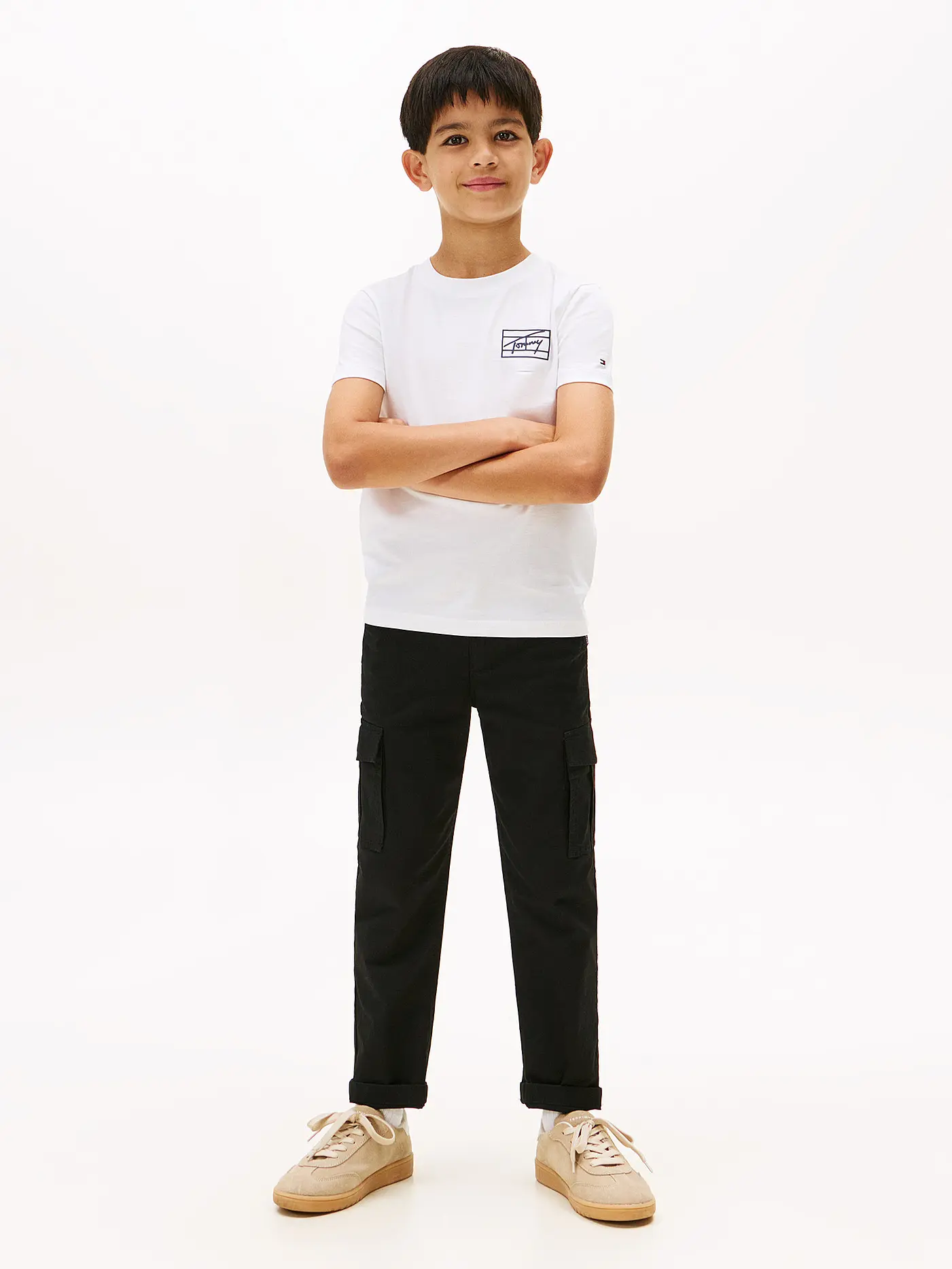 TOMMY HILFIGER | Jungen T-Shirt | weiss